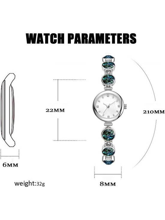 Women\'s Silver Crystal Diamond Bracelet Watch Stainless Steel Waterproof Quartz main image 3